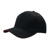 Cap - mod. 4009:Black, Polyester, Red